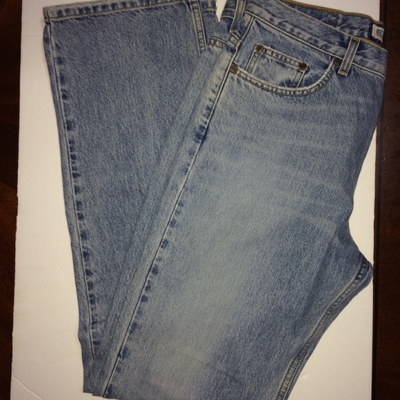 Express precision fit 11/12 L distressed blue jean - Picture 2 of 8